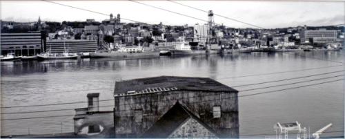 Harbor View with oil rig, St. John's, Nfld., July 1981