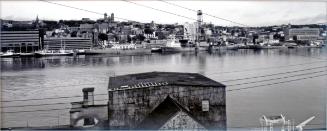 Harbor View with oil rig, St. John's, Nfld., July 1981