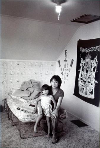 Vanessa Morin and her niece amber in Vanessa's room