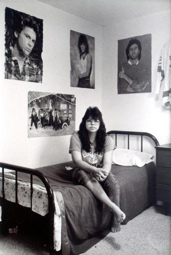 Faye Rae Bluecloud at the student residence
