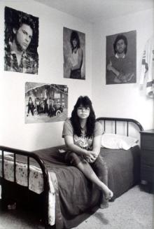 Faye Rae Bluecloud at the student residence