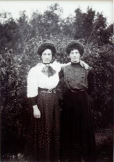 Mrs. John Howard and Her Sister Mae McKenzie, St. Luke District (Flatlands #27)
