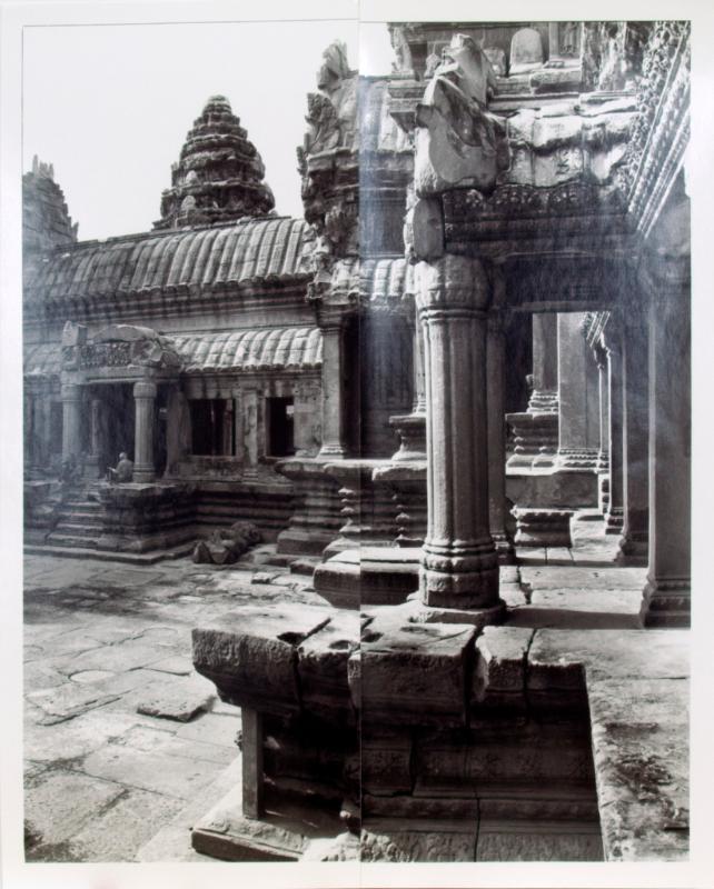 Angkor Wat, (diptych interior courtyard)