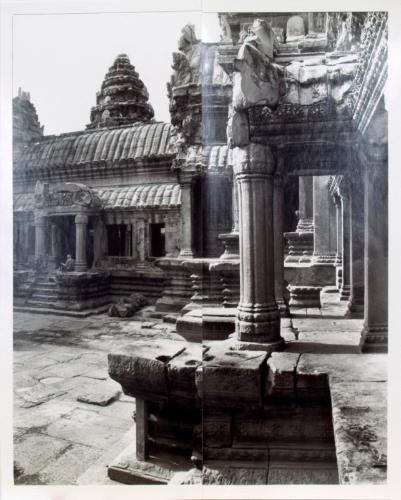 Angkor Wat, (diptych interior courtyard)