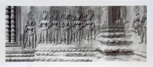 Angkor Wat (wall of Apsaras, western entrance), (CB93-126-6)
