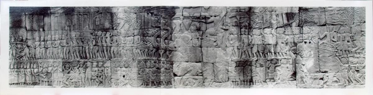 Angkor Wat (diptych of frieze)