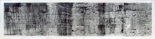 Angkor Wat (diptych of frieze)