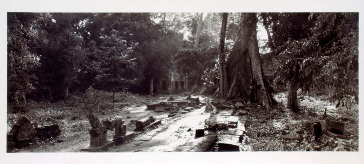 Angkor Wat(backlit path to temple)