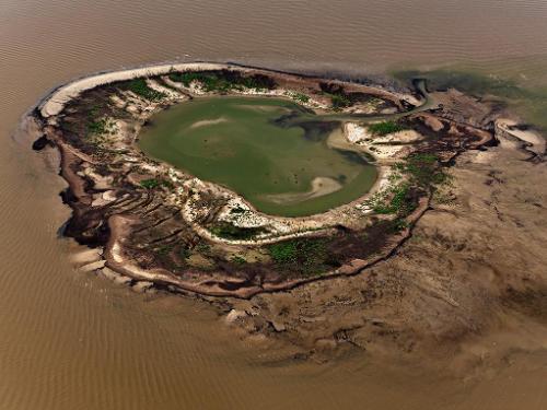 Oil Spill #11, Nesting Grounds with Oil, Gulf of Mexico, June 24, 2010