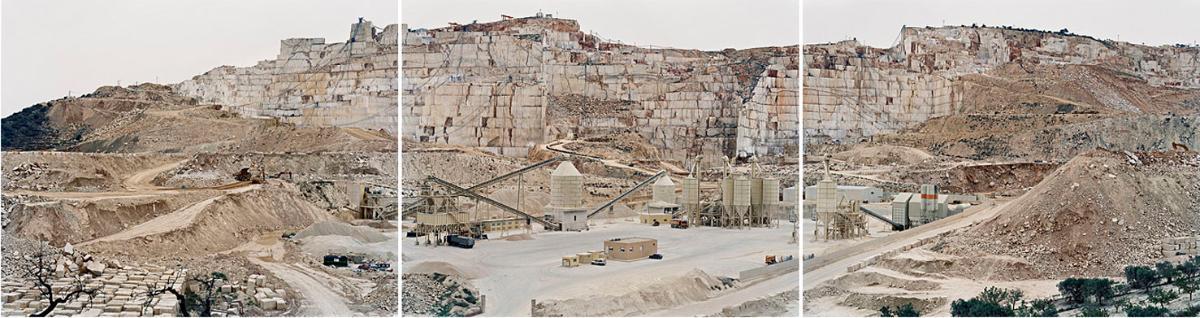Iberia Quarries #14a, #14b, #14c, La Romaneta de Monovar, Alicante, Spain (triptych)