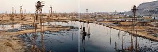 SOCAR Oil Fields #1a, #1b, Baku, Azerbaijan (diptych)