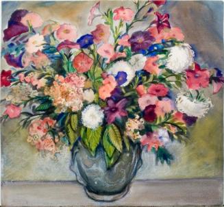 untitled (flowers in vase) (reverse side of 2013.3.2.a)