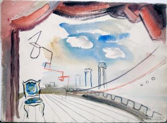 Bach Brandenberg Concerto (sketch on reverse)