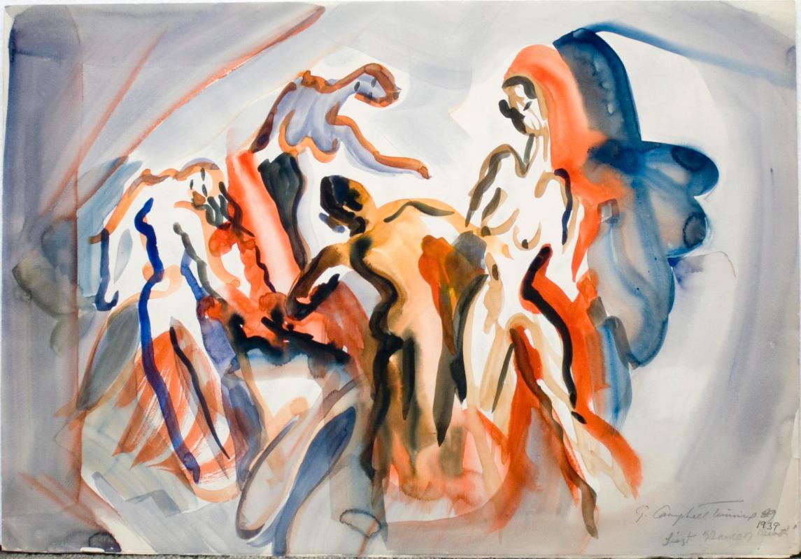 Liszt Dance of Death (sketch on reverse)
