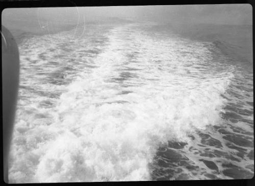 Untitled (wake from ferry)