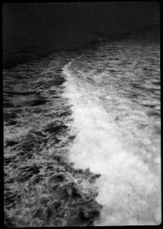 Untitled (wake from ferry)