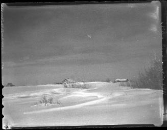 Untitled (snow-covered farm)