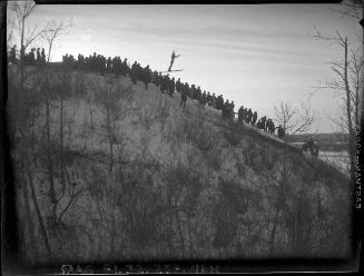 Untitled (skiers on hill)