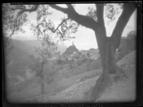 Untitled (village on hillside)