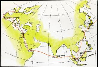 Map:  Asia & Europe