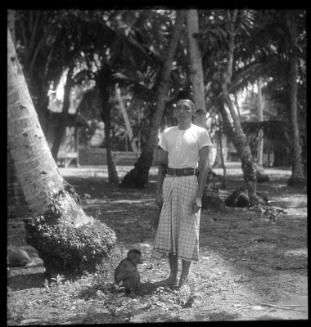 Malay with Monkey