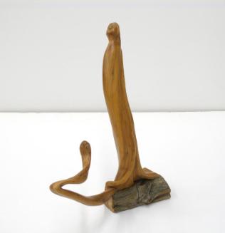 Untitled (figure and serpent)