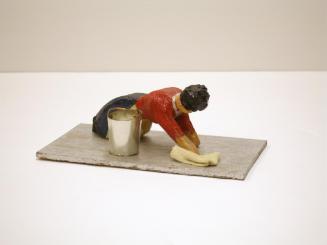 untitled (woman washing floor)