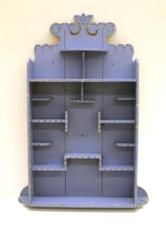 Blue Knick-knack Shelf