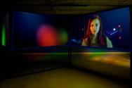 Lynne Marsh, Anna and the Tower, 2014, 3-channel HD video installation, 20:24 minutes. The Mend…