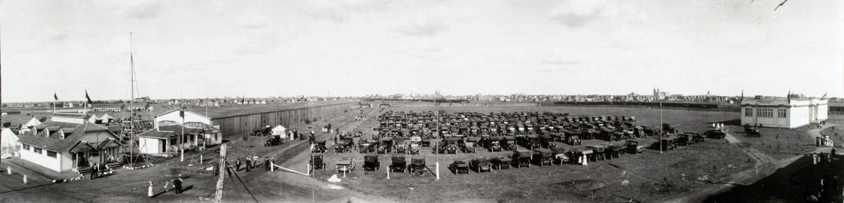 Untitled (parking lot and fair grounds)