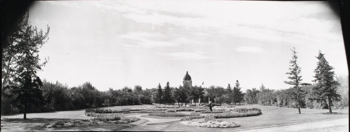 Untitled (park and building with tower)