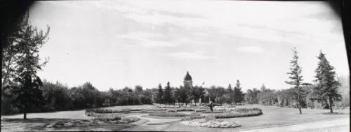 Untitled (park and building with tower)