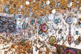 Nick Cave,  Spinner Forest, installation view, Remai Modern, 2023. Photo: Carey Shaw