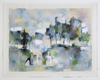 untitled (trees and seated figures)