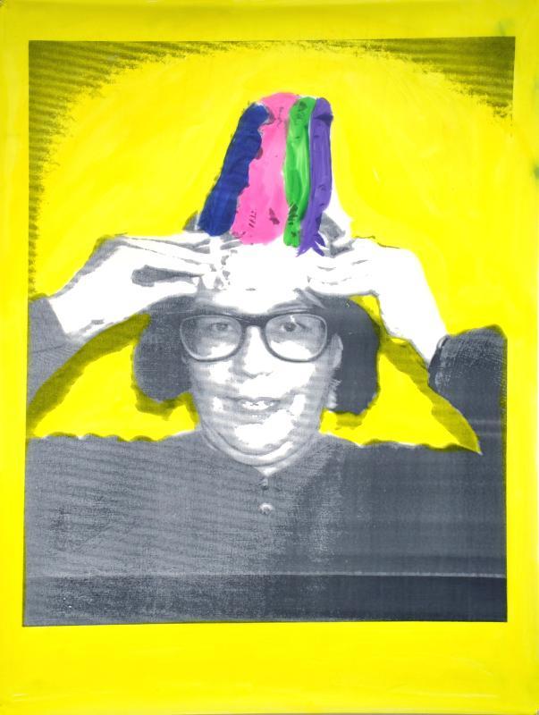 Indian Portraits: Late 20th Century Series: Yellow no. 5