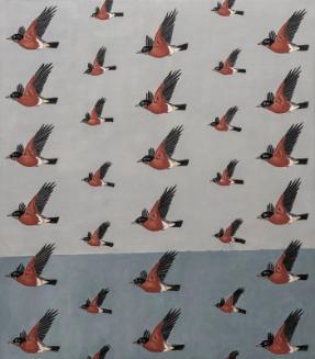 Landscape with Robins