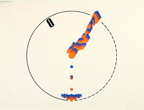 Untitled (razor blades)