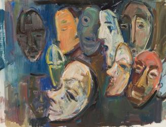 Untitled (group of heads)