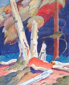 Untitled (clump of trees)