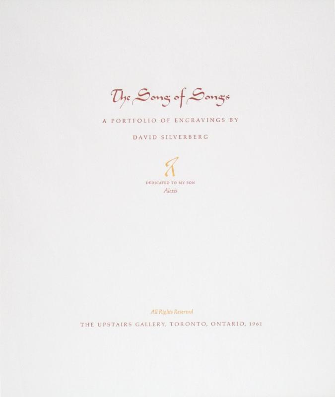 Title Page: The Song of Songs