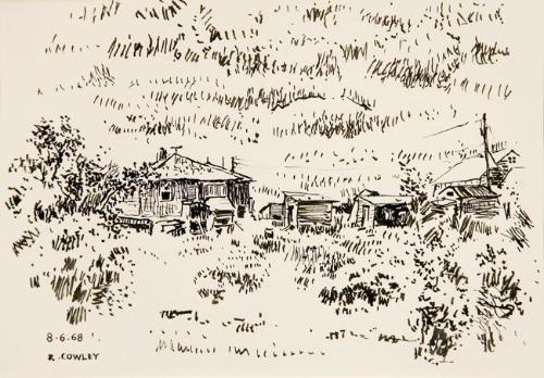 Untitled (farm buildings)