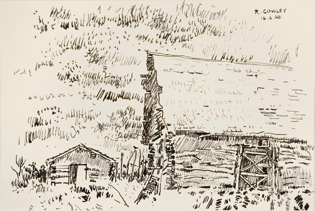 Untitled (old farm buildings)
