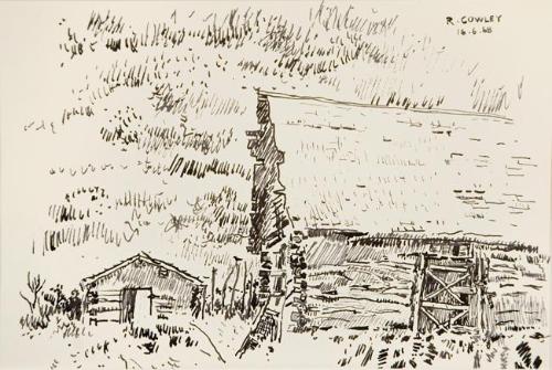Untitled (old farm buildings)