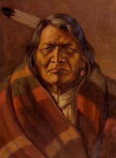 Portrait of "Chaski" Sioux Indian