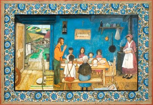 Habitant Father Blessing His Family